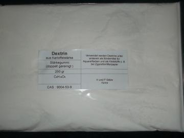 250 g Dextrin aus Kartoffelstärke, Stärkegummi, Bindemittel für Aquarellfarben