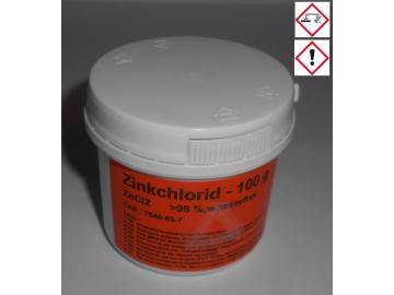 100 g Zinkchlorid, ZnCl2 >98%, reinst, Zink-II-chlorid (Wasserfrei) DAB