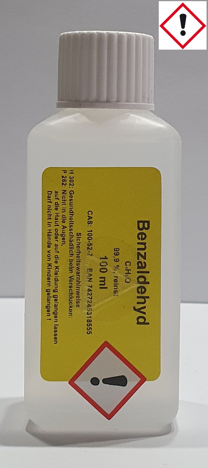 100 ml Benzaldehyd Benzaldehyde 99,9% Bitter Mandel Aroma
