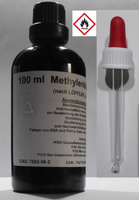 100 ml Methylenblaulösung 1%ig nach LÖFFLER, USP pharma