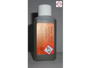 100 ml Tiffany Patina zum schwarz beizen von Kupfer, Silber und Weisblech