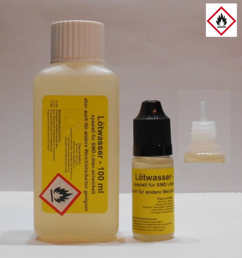110 ml Lötwasser, Flussmittel speziell für SMD (no clean, Säurefrei)
