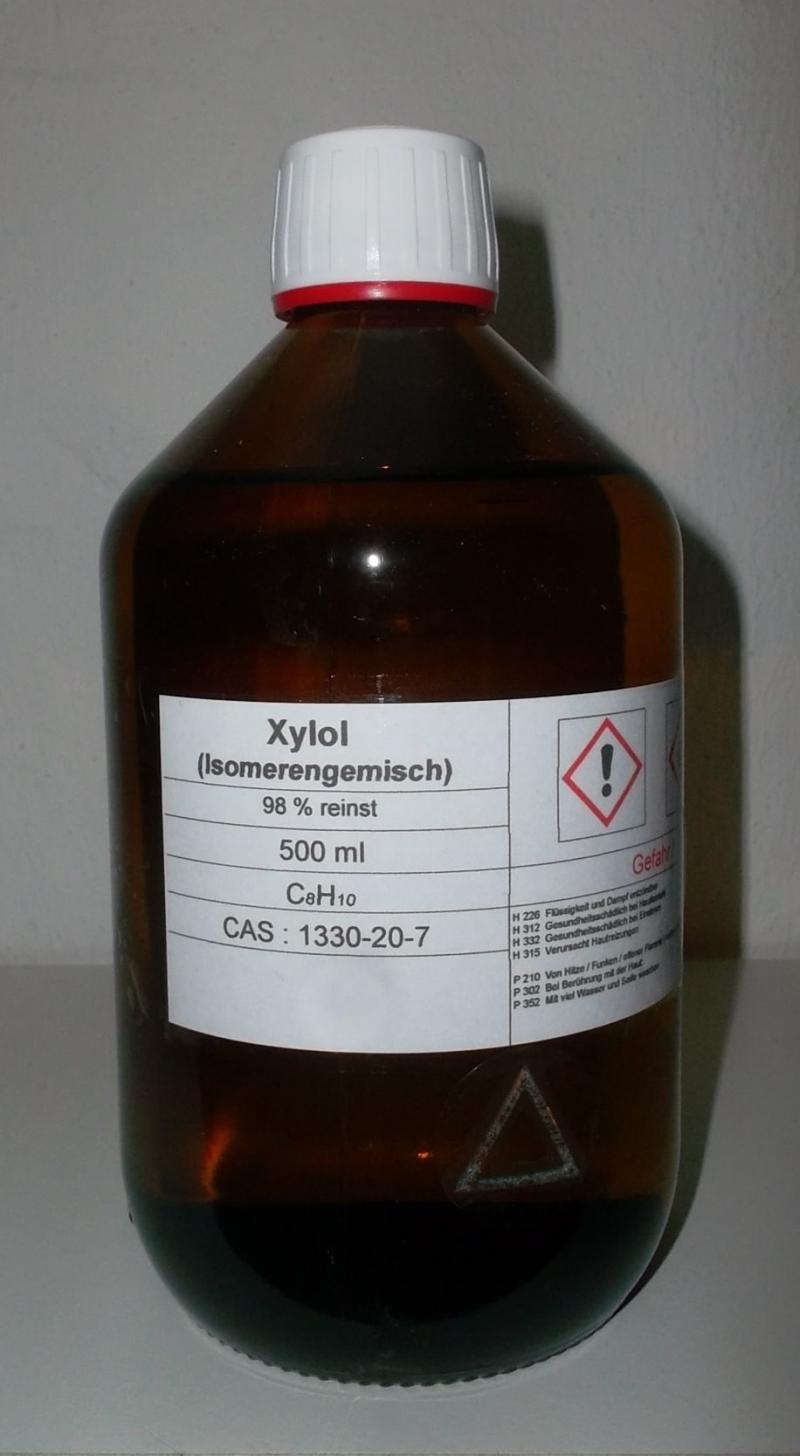 500 ml Xylol,98% (Isomerengemisch) Lackverdünner, Entfettungsmittel