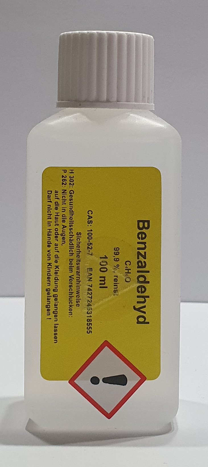 100 ml Benzaldehyd Benzaldehyde 99,9% Bitter Mandel Aroma