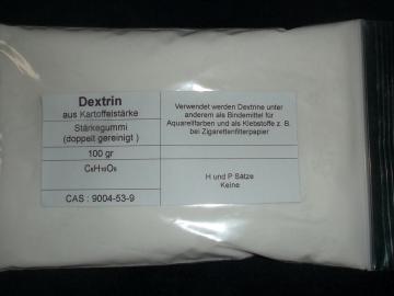 100 g Dextrin aus Kartoffelstärke, Stärkegummi, Bindemittel für Aquarellfarben