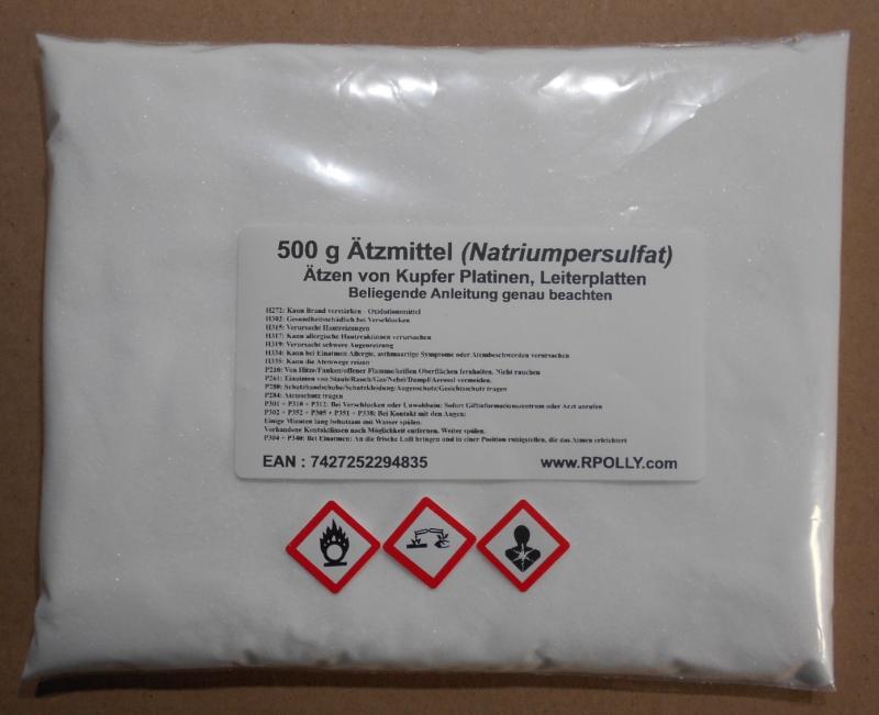 500 g Ätzmittel (Natriumpersulfat), Ätzen von Kupfer Platinen, Leiterplatten