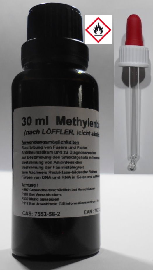 30 ml Methylenblaulösung 1%ig nach LÖFFLER, USP pharma