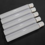 5 Stück 8 ml Leertuben aus Aluminium weiß lackiert, Masse : 13,5 x 75 mm