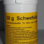50 g Schwefelleber, Kaliumpolysulfid K2Sx (75-85% rein)