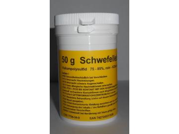 50 g Schwefelleber, Kaliumpolysulfid K2Sx (75-85% rein)