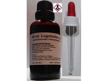 50 ml Lugolsche Lösung 5%ig (Iod-Kaliumiodid, Kaliumtriiodid-Lösung)