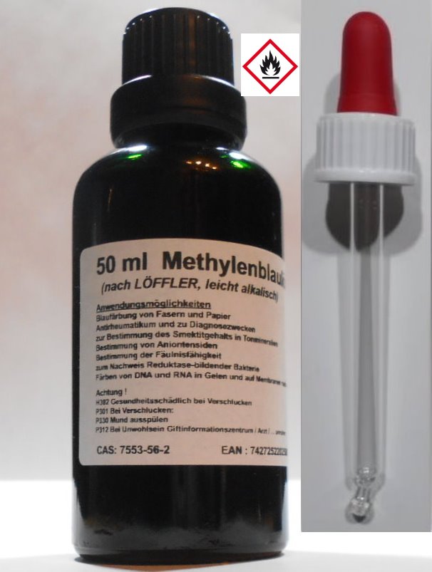 50 ml Methylenblaulösung 1%ig nach LÖFFLER, USP pharma