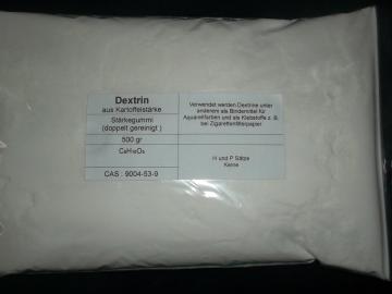 500 g Dextrin aus Kartoffelstärke, Stärkegummi, Bindemittel für Aquarellfarben
