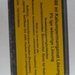 500 ml Kaliumpermanganatlösung 5 % - Desinfektionsmittel, Bleiche, Beize