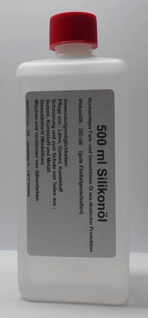 500 ml Silikonöl - 350 cst - Latex-, Gummi-, Kunststoff-Pflege