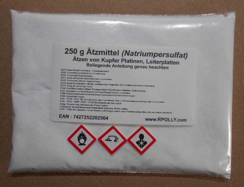 250 g Ätzmittel (Natriumpersulfat), Ätzen von Kupfer Platinen, Leiterplatten