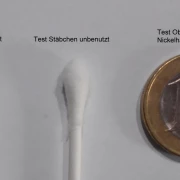 Nachweis von Metallen - Schnelltest zum Nachweis Metallen, Legierungen und galvanischen Schichten, speziell für Nickel