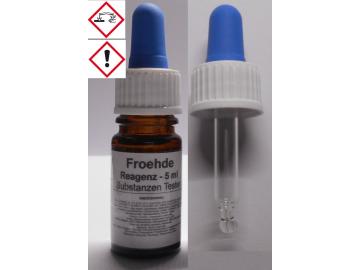 5 ml Fröhde Reagenz - Substanzen Tester - mit Farbskala - Testet 72 Substanzen