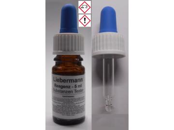 5 ml Liebermann Reagenz - Substanzen Tester -  mit Farbskala - Testet 93 Substanzen